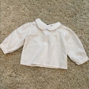 GIRLS PETER PAN COLLAR LONG SLEEVE